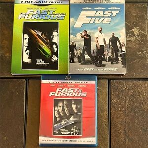 Fast & Furious DVD Set- EUC